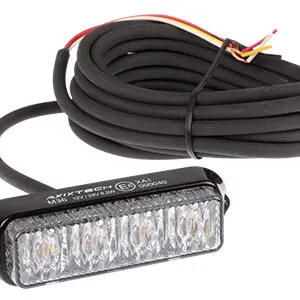 Axixtech LED märgutuli, M36, 122×41 mm, kollane, 12-24 V, 1603-3005339