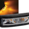 Axixtech LED märgutuli, OE09, 128×38 mm, kollane, 12-24 V