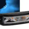 Axixtech LED märgutuli, OE09, 128×38 mm, sinine, 12-24 V