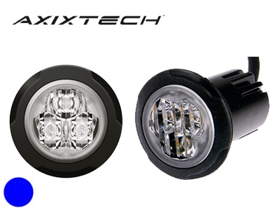 Axixtech LED märgutuli, UR03, sinine, 12-24 V