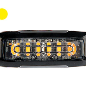 Axixtech LED märgutuli, 99×35 mm, kollane, 12-24 V
