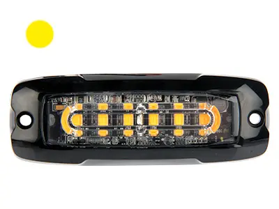 Axixtech LED märgutuli, 99×35 mm, kollane, 12-24 V