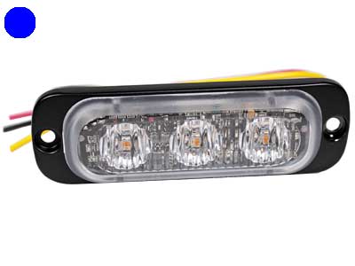 Axixtech LED märgutuli, superõhuke, ST3, 86×27 mm, sinine, 12-24 V