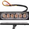 Axixtech LED märgutuli, ST6V, 112×28 mm, kollane, 12-24 V