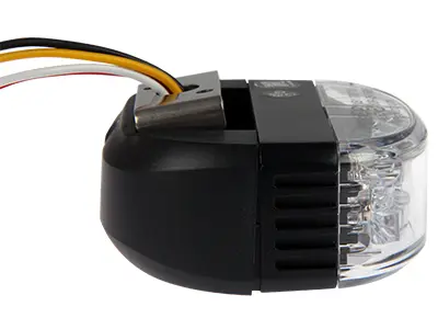 Axixtech LED märgutuli, AL6, 74×35 mm, kollane, 11-30 V 5