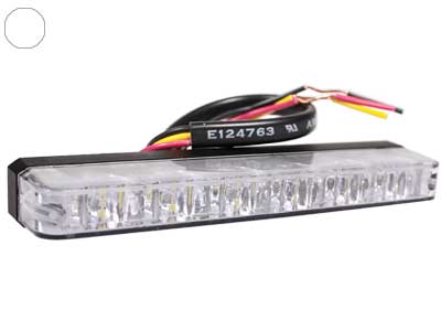 Axixtech LED märgutuli, ES6, 129×16 mm, valge, 12-24 V