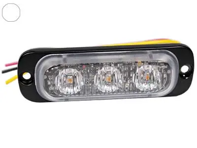 Axixtech LED märgutuli, superõhuke, ST3, 86×27 mm, valge, 12-24 V