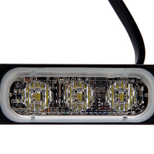 Axixtech LED märgutuli, superõhuke, ST3, 86×27 mm, valge, 12-24 V 3