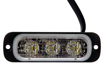 Axixtech LED märgutuli, superõhuke, ST3, 86×27 mm, valge, 12-24 V 3