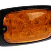 Axixtech LED märgutuli, R4, 122×70 mm, kollane, 12-24 V