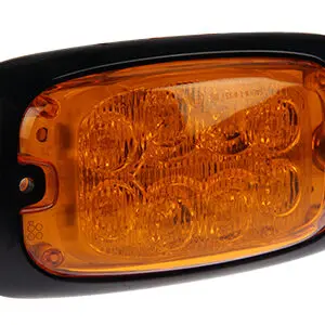 Axixtech LED märgutuli, R4, 122×70 mm, kollane, 12-24 V