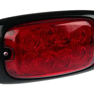 Axixtech LED märgutuli, R4, 122×70 mm, punane, 12-24 V