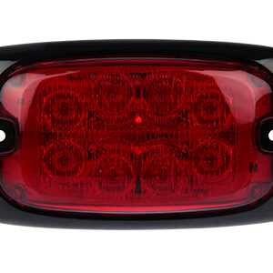 Axixtech LED märgutuli, R4, 122×70 mm, punane, 12-24 V 2