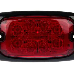 Axixtech LED märgutuli, R4, 122×70 mm, punane, 12-24 V 2