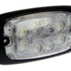 Axixtech LED märgutuli, R4, 122×70 mm, valge, 12-24 V