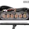 Axixtech LED märgutuli, ST6, 112×28 mm, kollane, 12-24 V, 1603-300652
