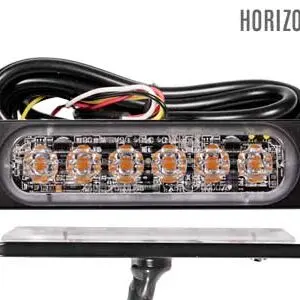 Axixtech LED märgutuli, ST6, 112×28 mm, kollane, 12-24 V, 1603-300652