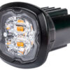 Axixtech LED märgutuli, CR06, 37×37 mm, kollane, 12-24 V
