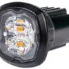 Axixtech LED märgutuli, CR06, 37×37 mm, kollane, 12-24 V
