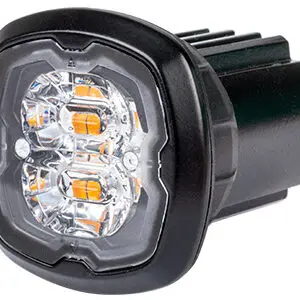 Axixtech LED märgutuli, CR06, 37×37 mm, kollane, 12-24 V