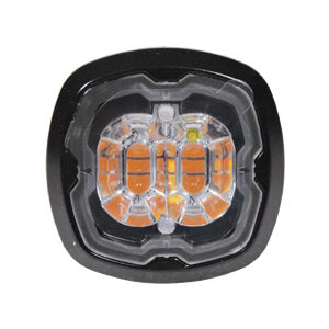 Axixtech LED märgutuli, CR06, 37×37 mm, kollane, 12-24 V 2
