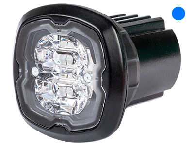 Axixtech LED märgutuli, CR06, 37×37 mm, sinine, 12-24 V