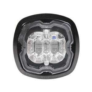 Axixtech LED märgutuli, CR06, 37×37 mm, punane, 12-24 V 2