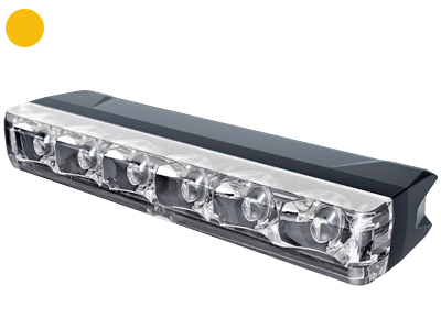 Axixtech LED märgutuli, ED6, 86×13 mm, kollane, 12-24 V, 1603-300686