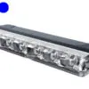 Axixtech LED märgutuli, ED6, 86×13 mm, kollane-sinine, 12-24 V