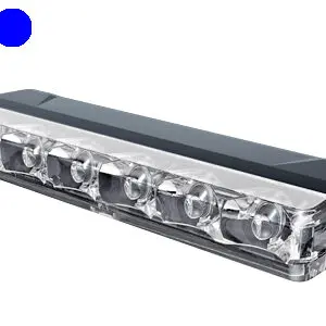 Axixtech LED märgutuli, ED6, 86×13 mm, kollane-sinine, 12-24 V