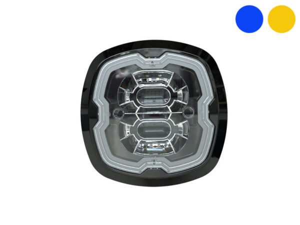 Axixtech LED märgutuli, kahevärviline, CR06-D, 37×37 mm, 12-24 V, 1603-300739