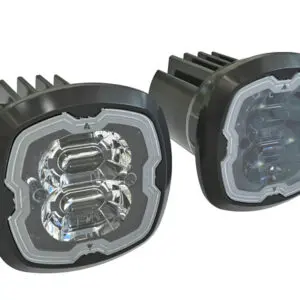 Axixtech LED märgutuli, kahevärviline, CR06-D, 37×37 mm, 12-24 V, 1603-300739 2