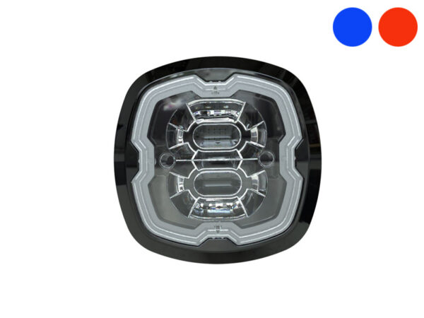 Axixtech LED märgutuli, kahevärviline, CR06-D, 37×37 mm, 12-24 V, 1603-300741