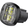 Axixtech LED-hoiatustuli Lai nurk, CR06-W, 37×37 mm, kollane, 12-24 V