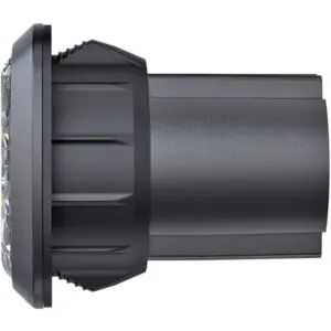 Axixtech LED-hoiatustuli Lai nurk, CR06-W, 37×37 mm, sinine, 12-24 V 3