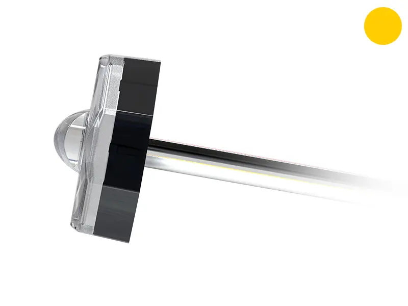 Axixtech LED märgutuli, OF01, 22×22 mm, kollane, 12-24 V 3