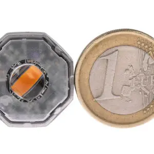 Axixtech LED märgutuli, OF01, 22×22 mm, kollane, 12-24 V 5