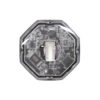 Axixtech LED märgutuli, OF01, 22×22 mm, sinine, 12-24 V