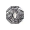 Axixtech LED märgutuli, OF01, 22×22 mm, sinine, 12-24 V