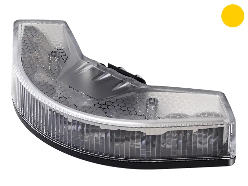 Axixtech LED märgutuli, OV9, 185×82 mm, kollane, 12-24 V 2