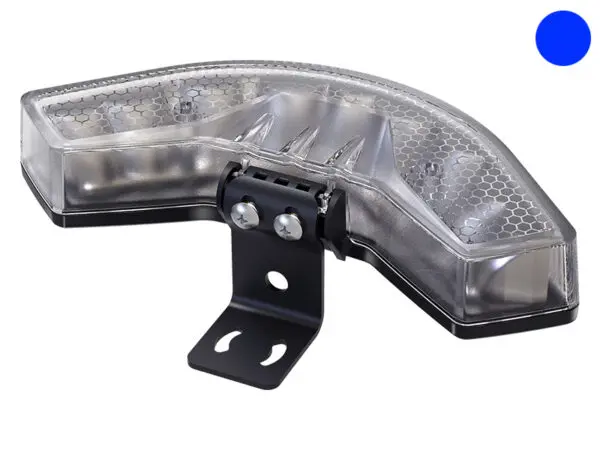 Axixtech LED märgutuli, OV9, 185×82 mm, sinine, 12-24 V