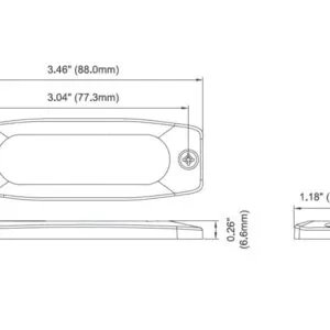 Axixtech LED märgutuli, LP3 3