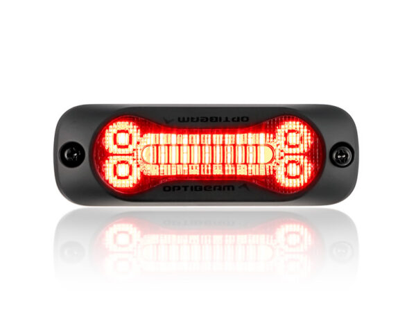 OPTIBEAM Dark Phantom SX3, 89×30 mm, punane, 12-24 V