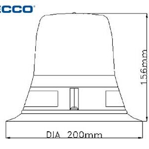 ECCO LED vilkur, 200×156 mm 2