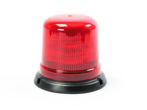 Axixtech LED vilkur, B14, 142×128 mm, punane, 12-24 V