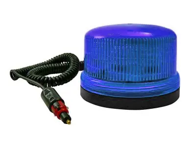 Axixtech LED vilkur, 142×80 mm, sinine, 12-24 V