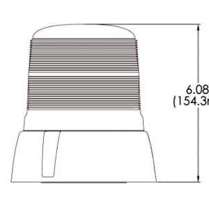 LED vilkur, B18 2