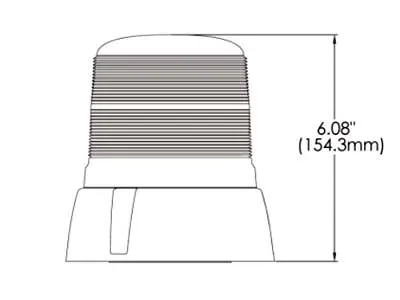 LED vilkur, B18 2