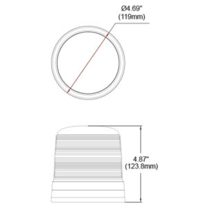 Axixtech LED vilkur, B18 Dual 2