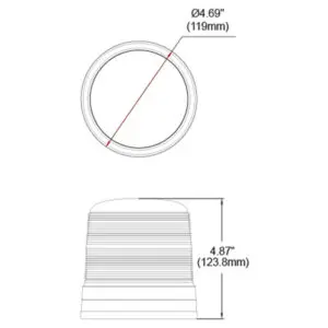 Axixtech LED vilkur, B18 Dual 2